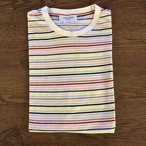 Thom Browne colorful stripped Tshirt, size 5 men.
Made in Italy.